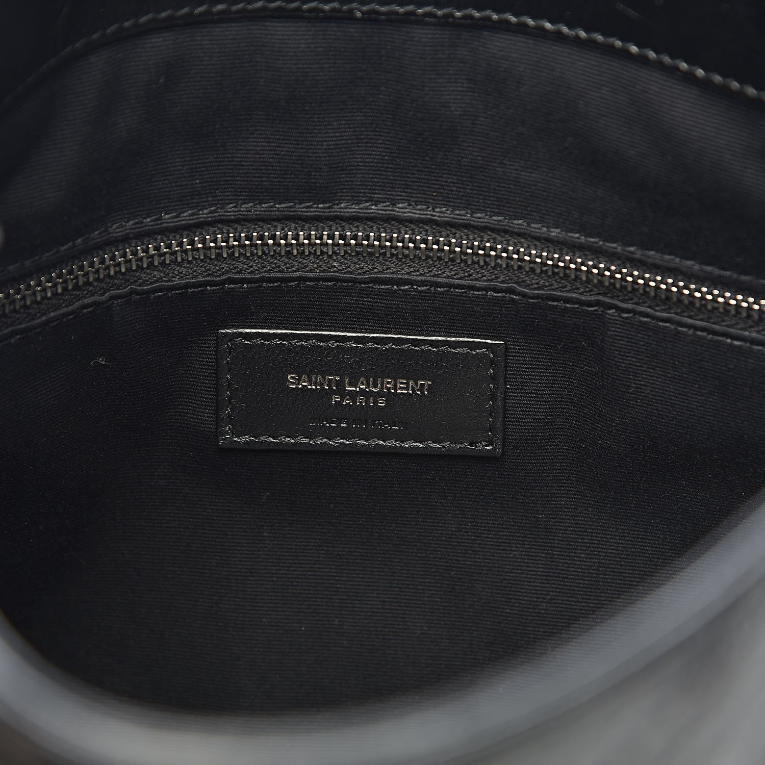 Saint Laurent Crinkled Calfskin Matelasse Monogram Medium Niki Shopper Tote Black 6 of 9