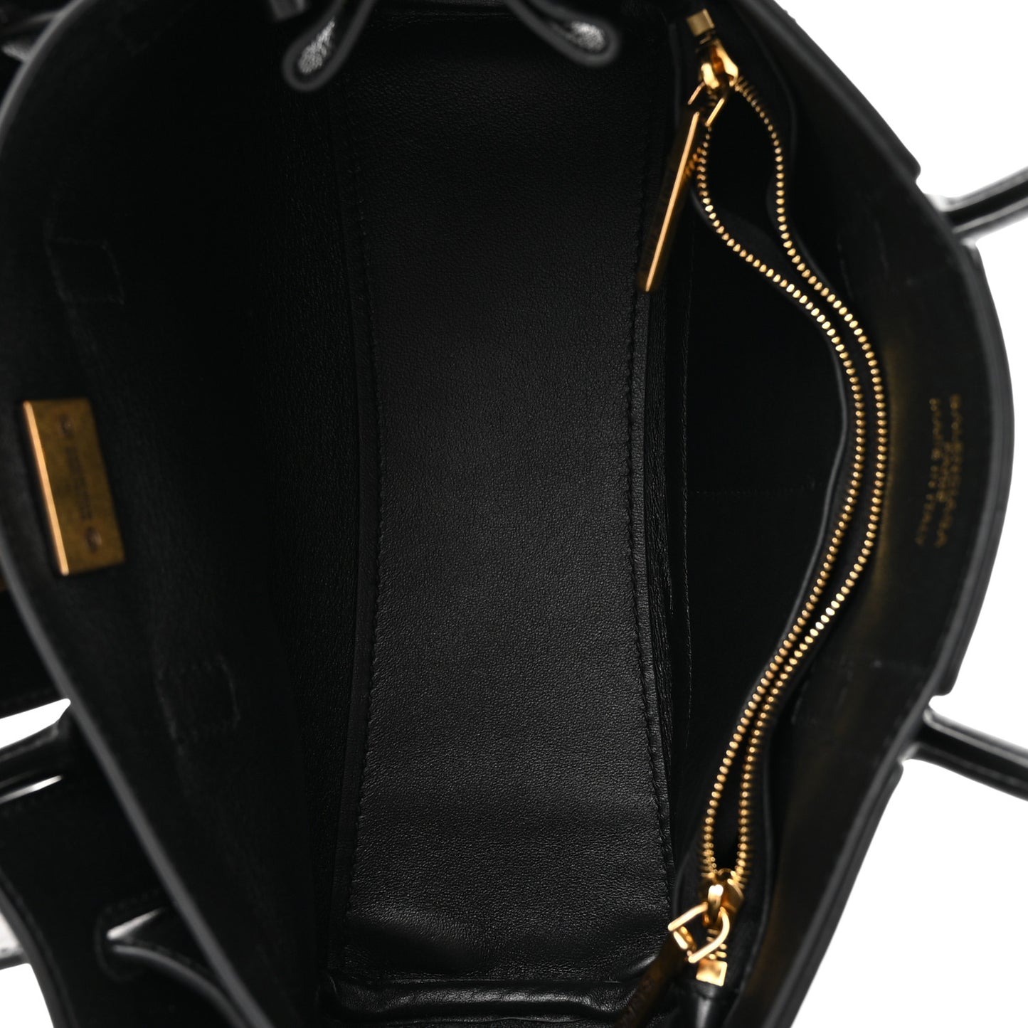 Smooth Calfskin Mini Bel Air Carry All Bag Black