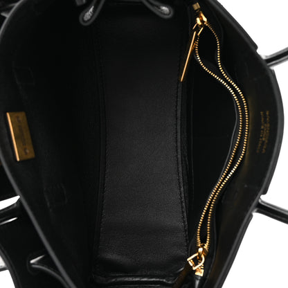Balenciaga Smooth Calfskin Mini Bel Air Carry All Bag Black 5 of 9