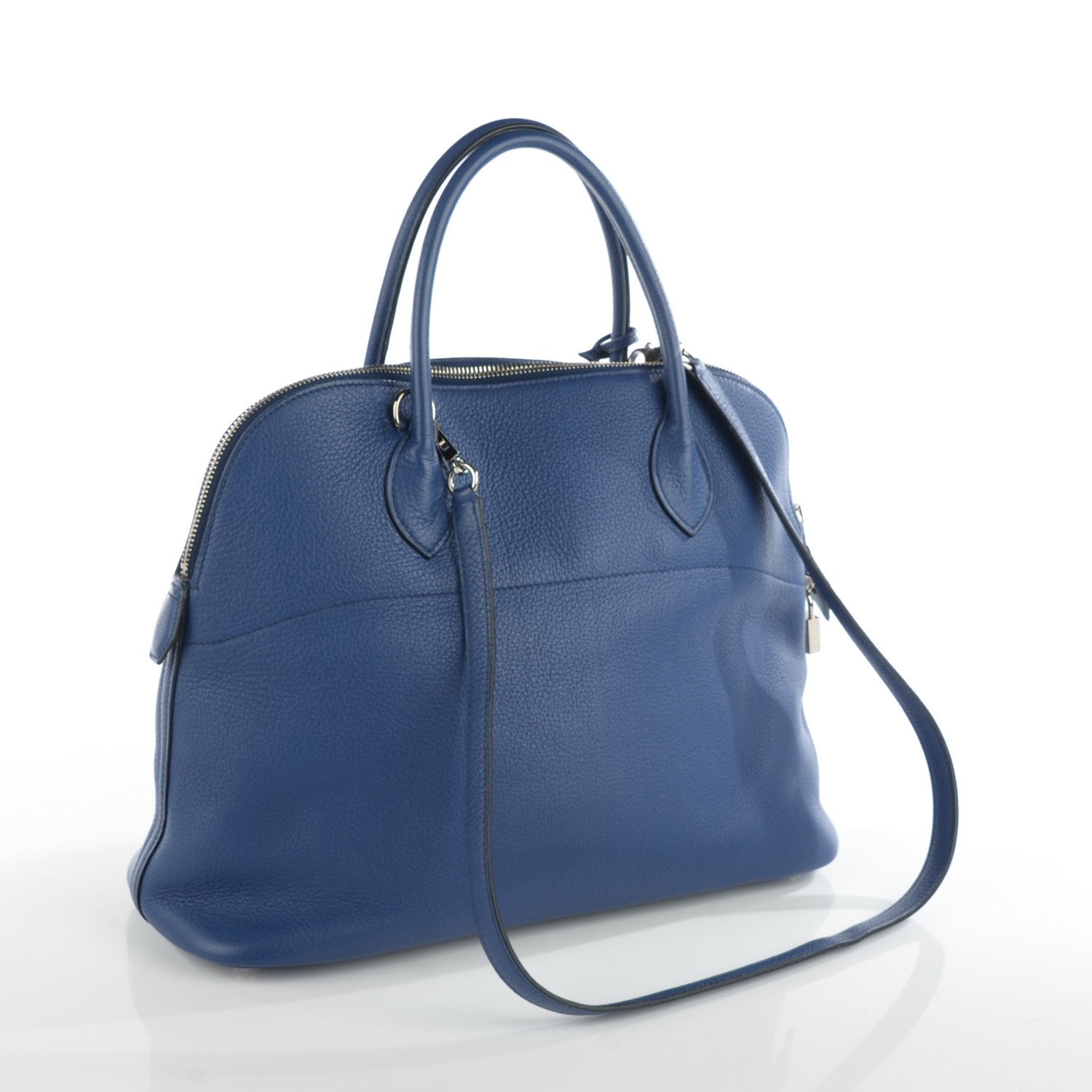 Hermes Taurillon Clemence Bolide 35 Bleu Saphir 9 of 15