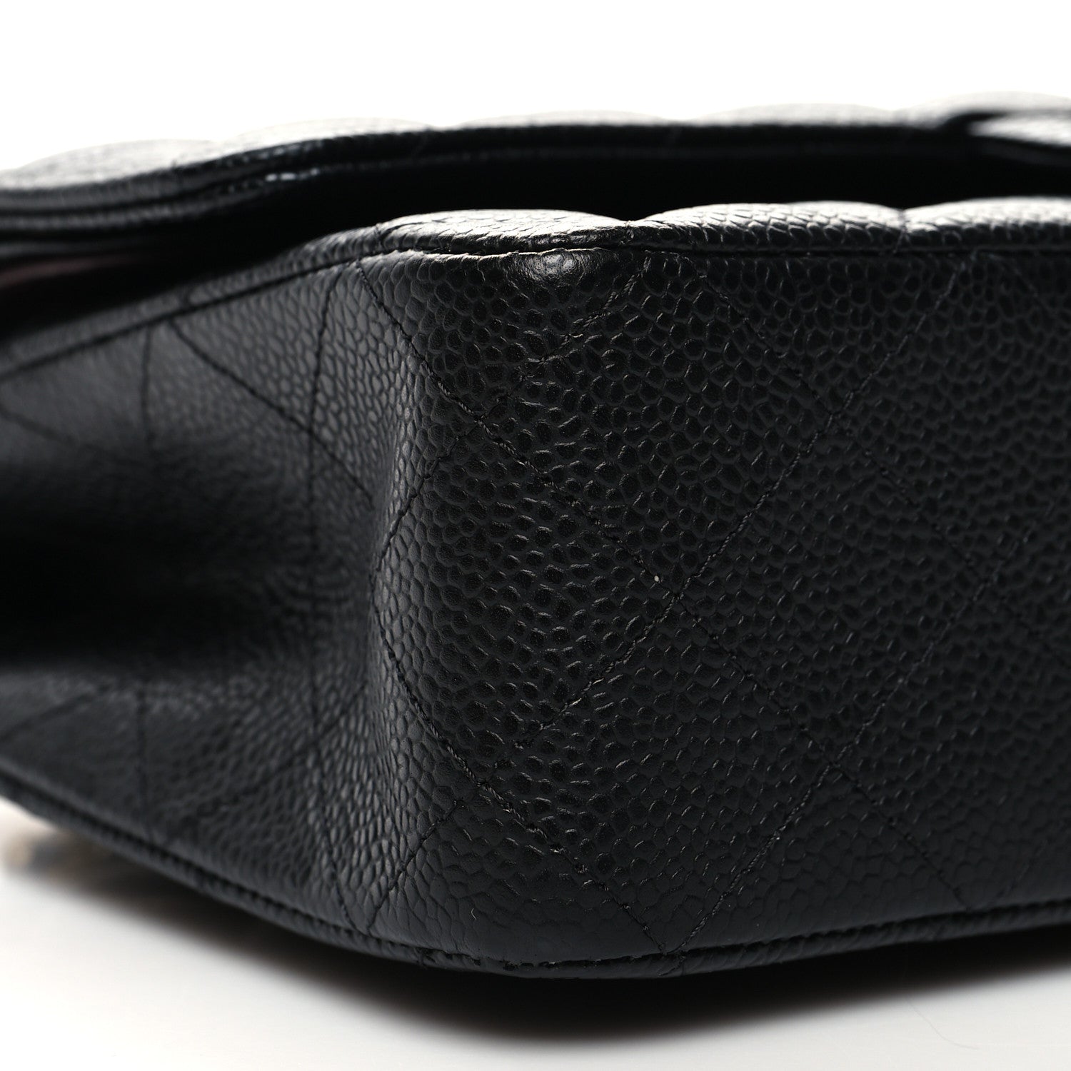Chanel Caviar Quilted Medium Double Flap Black 9 of 10