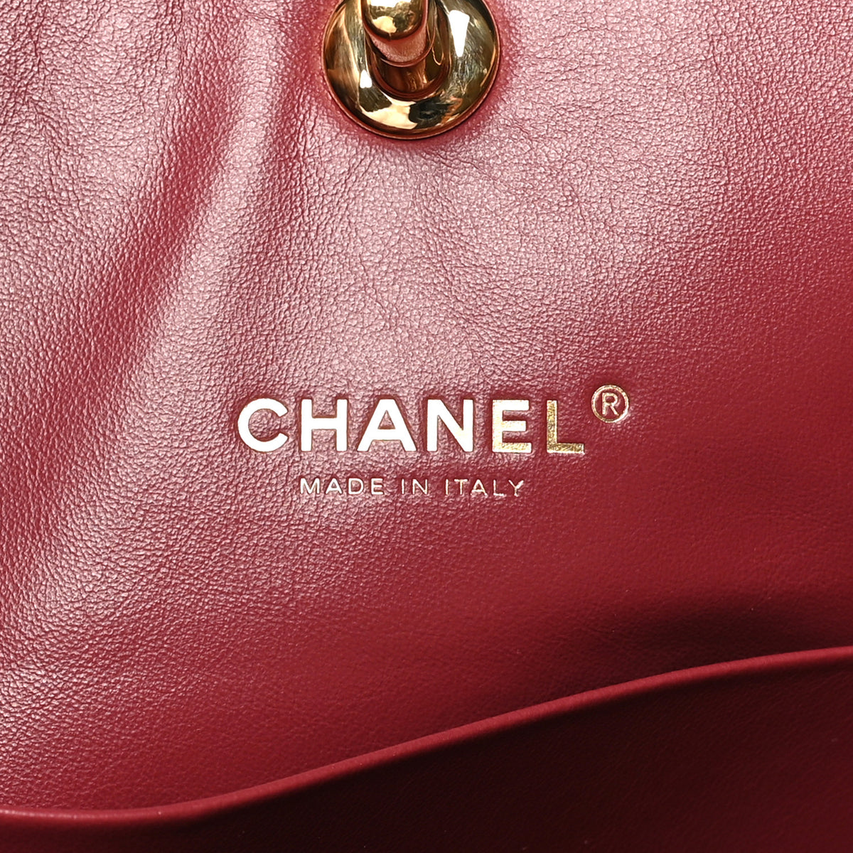 Calfskin Shopping Bag Dark Brown