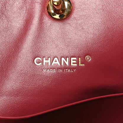 Chanel Calfskin Shopping Bag Dark Brown 6 of 10