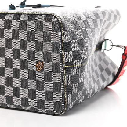 Louis Vuitton Damier Neonoe Black White 10 of 11