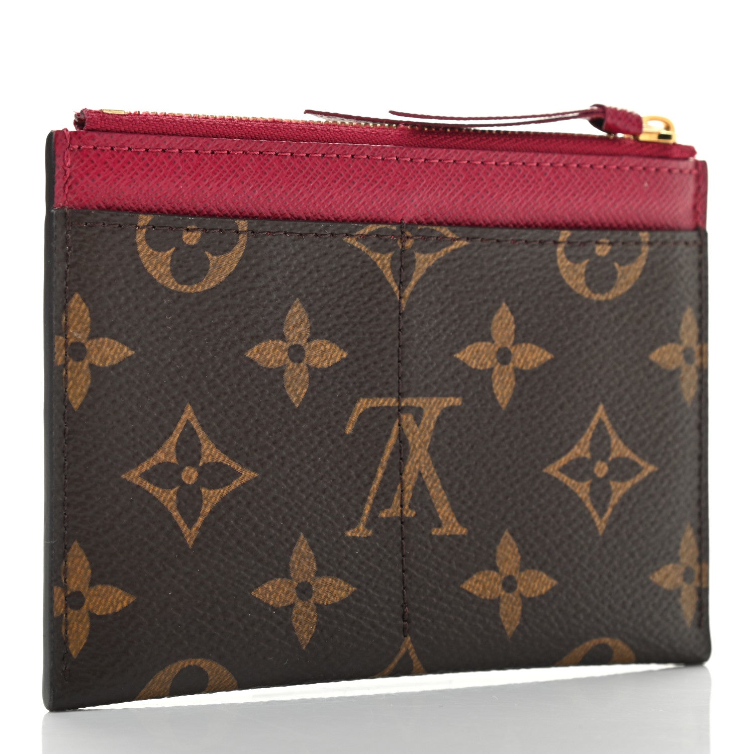 Louis Vuitton Monogram Zipped Card Holder Fuchsia 3 of 8