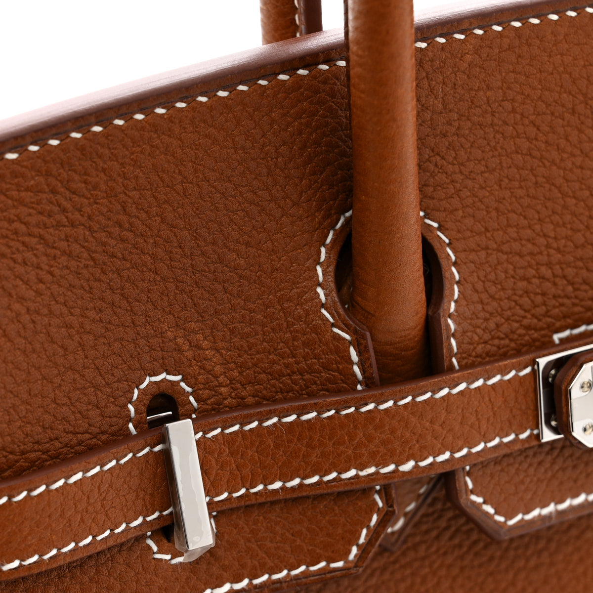 Natural Barenia Faubourg Birkin 25 Fauve