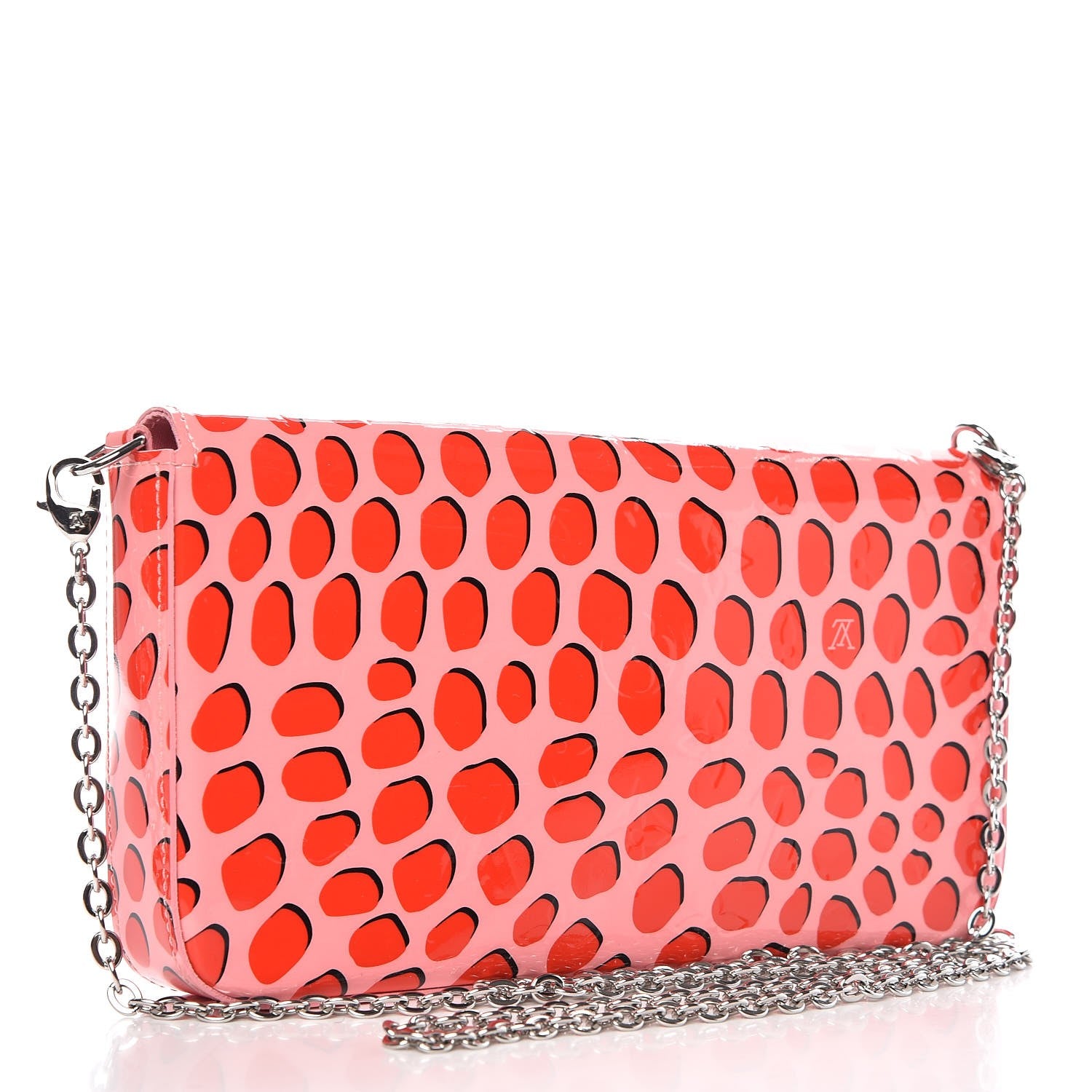 Louis Vuitton Vernis Jungle Dots Pochette Felicie Sugar Pink Poppy 3 of 9