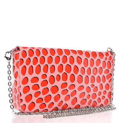 Louis Vuitton Vernis Jungle Dots Pochette Felicie Sugar Pink Poppy 3 of 9