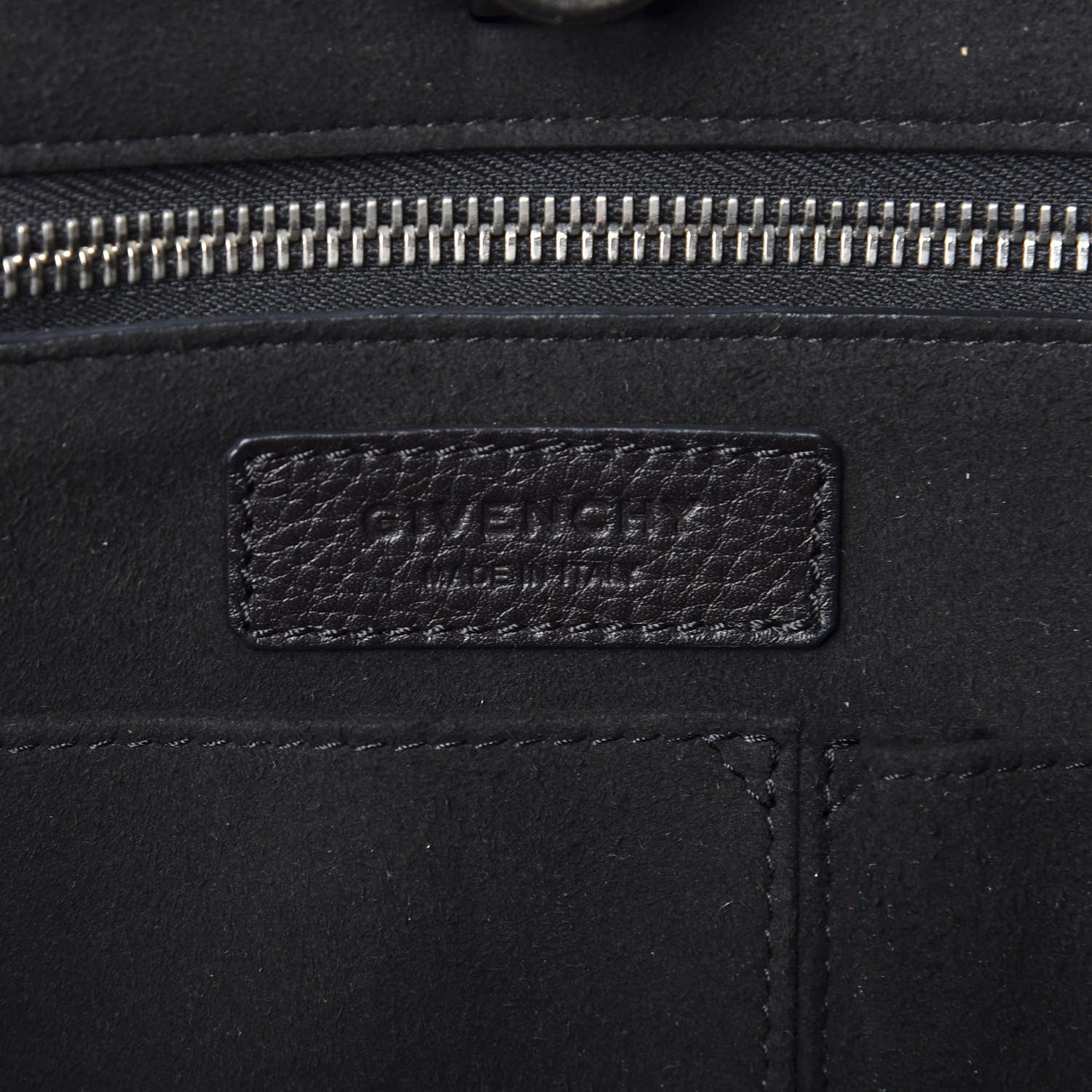 Givenchy Grained Calfskin Medium Shark Lock Satchel Black 12 of 14