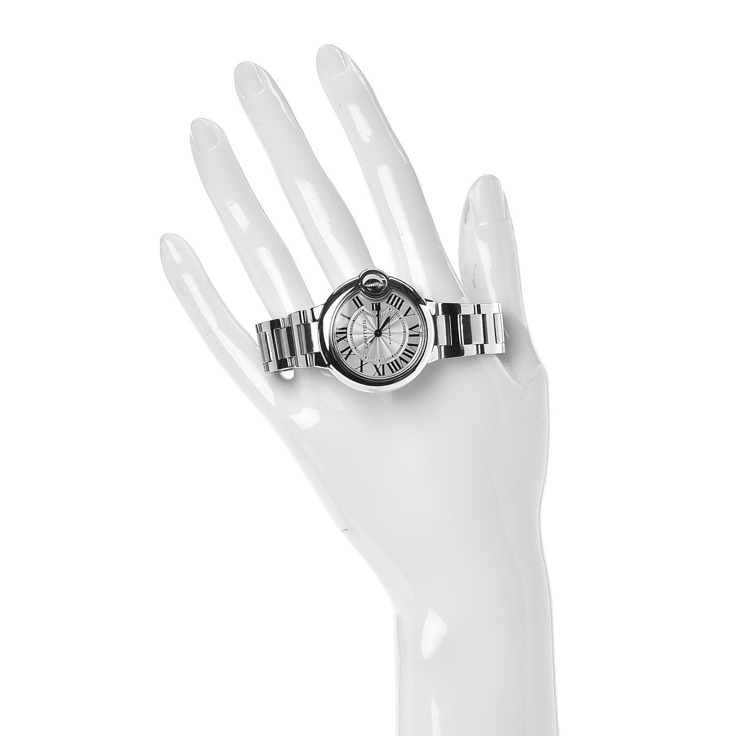 Cartier Stainless Steel 33mm Ballon Bleu De Automatic Watch 2 of 9