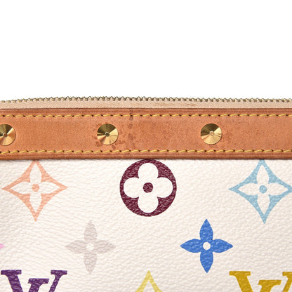 Louis Vuitton Monogram Multicolor Pochette Accessories White 14 of 14