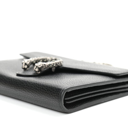 Gucci Calfskin Mini Dionysus Chain Wallet Black 9 of 11