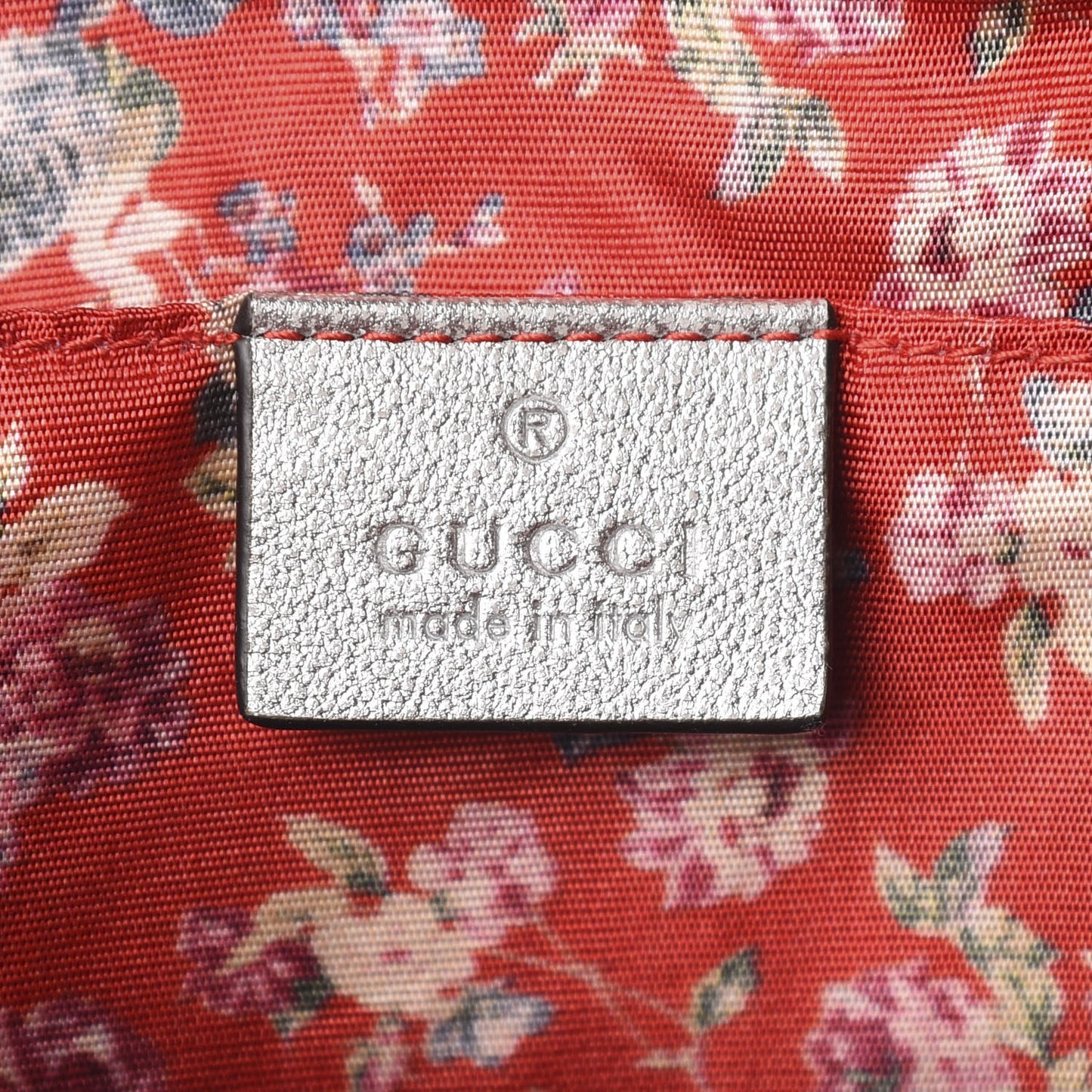 Laminated Nappa Trapuntata Small Zumi Shoulder Bag Rosso Marine Argento