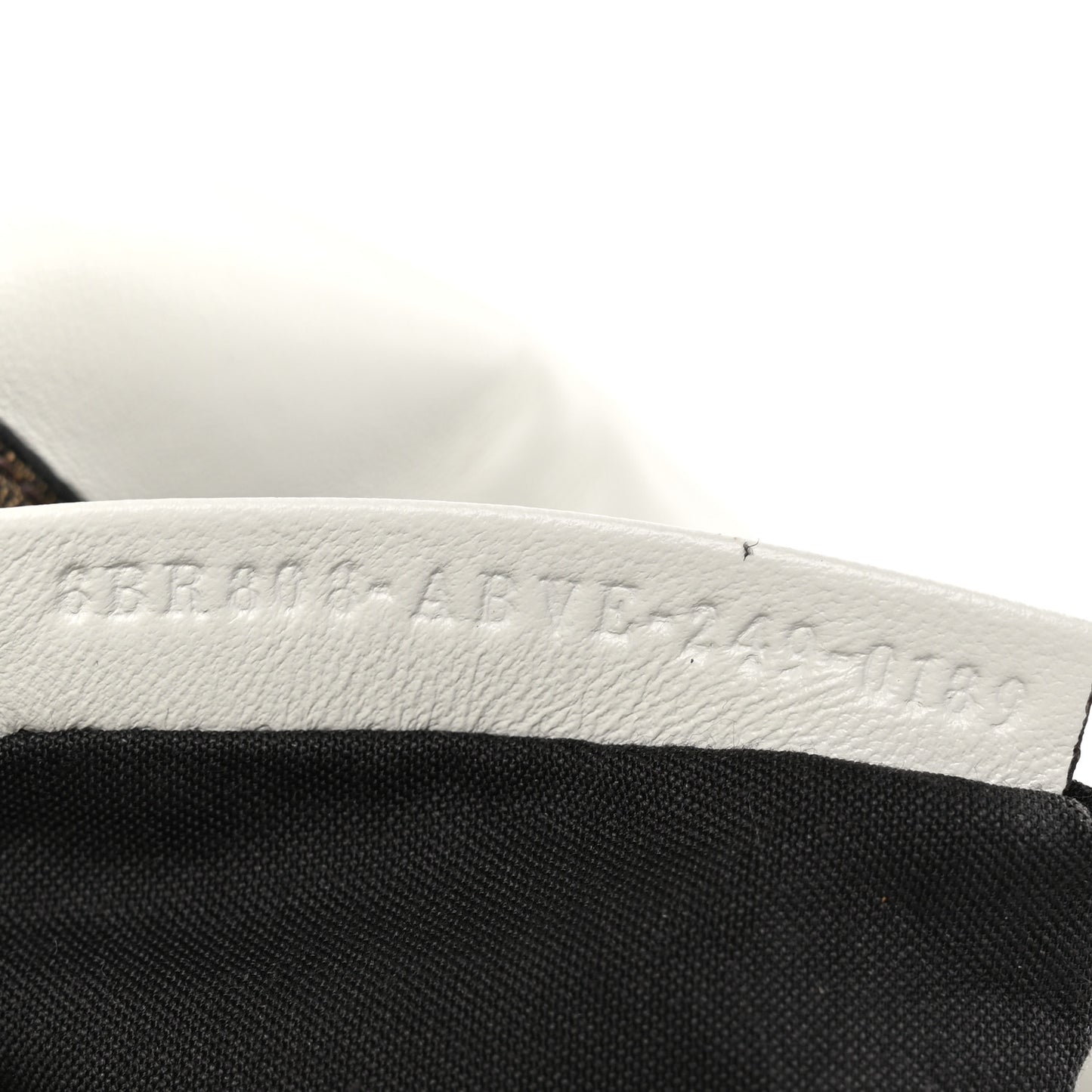 Shiny Nappa Multipocket Baguette White Ice