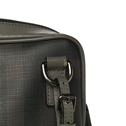 Burberry London Smoked Check Large Briefcase Grey 20 of 39
