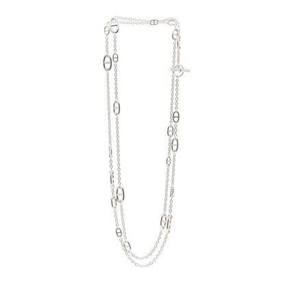 Hermes Sterling Silver Farandole Necklace 160 3 of 6