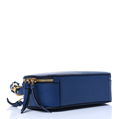 Prada Saffiano Lux Odette Crossbody Bluette 5 of 12