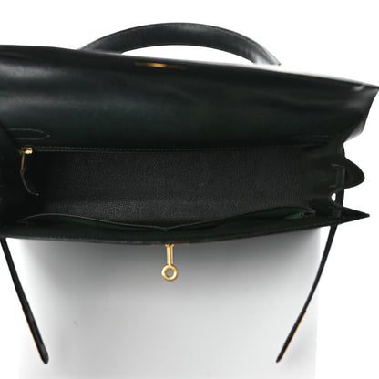 Hermes Box Kelly Sellier 32 Vert Fonce 6 of 13