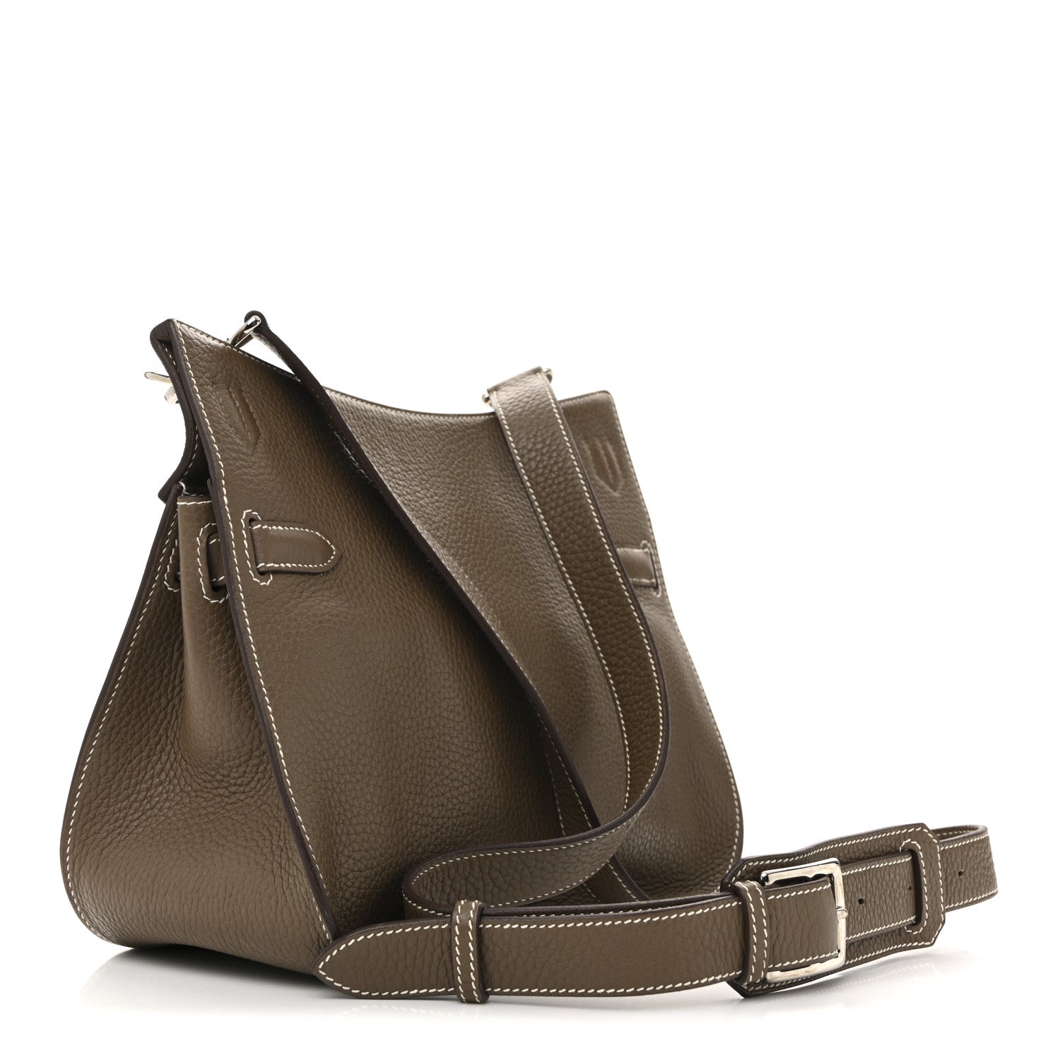 Hermes Taurillon Clemence Jypsiere 28 Etoupe 3 of 14