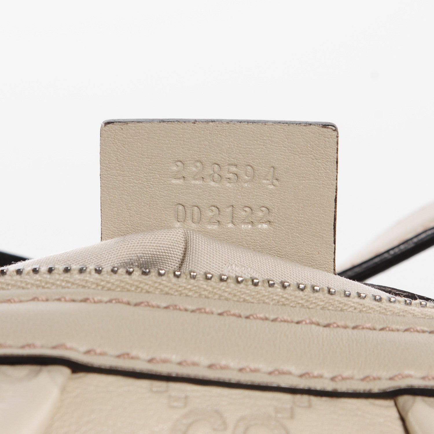 Gucci Guccissima Icon Bit Medium Boston Off White 7 of 8