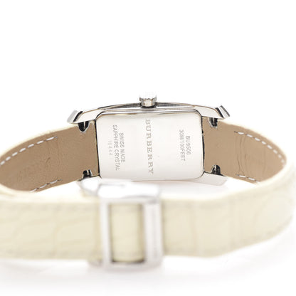 Burberry Stainless Steel Alligator Diamond Bezel 20mm Quartz Watch BU9506 4 of 8