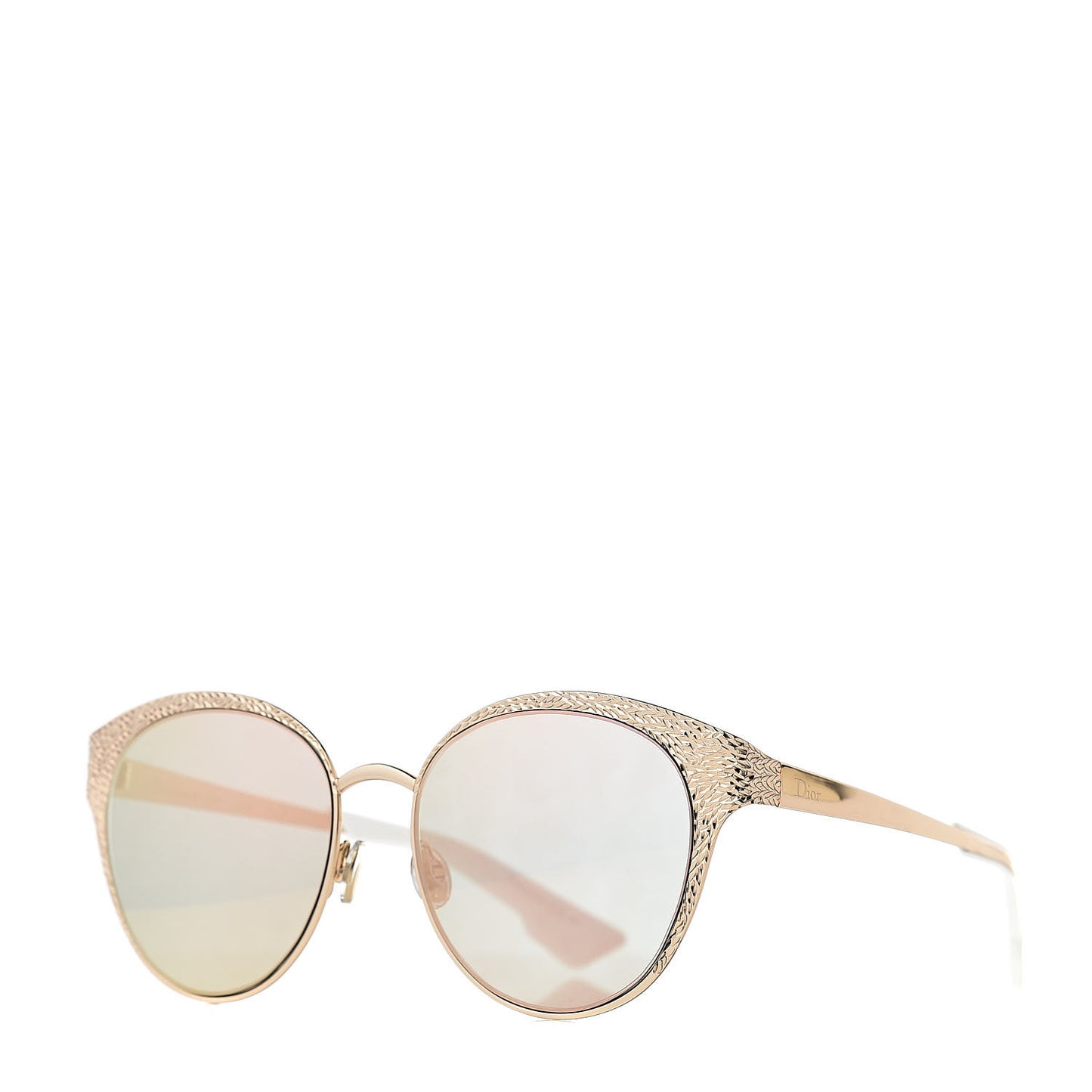 Metal Mirrored Unique Limited Edition Sunglasses Gold