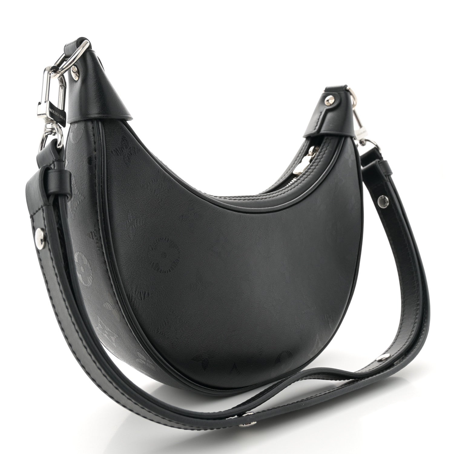 Louis Vuitton Calfskin Monogram Loop H27 Black 3 of 10