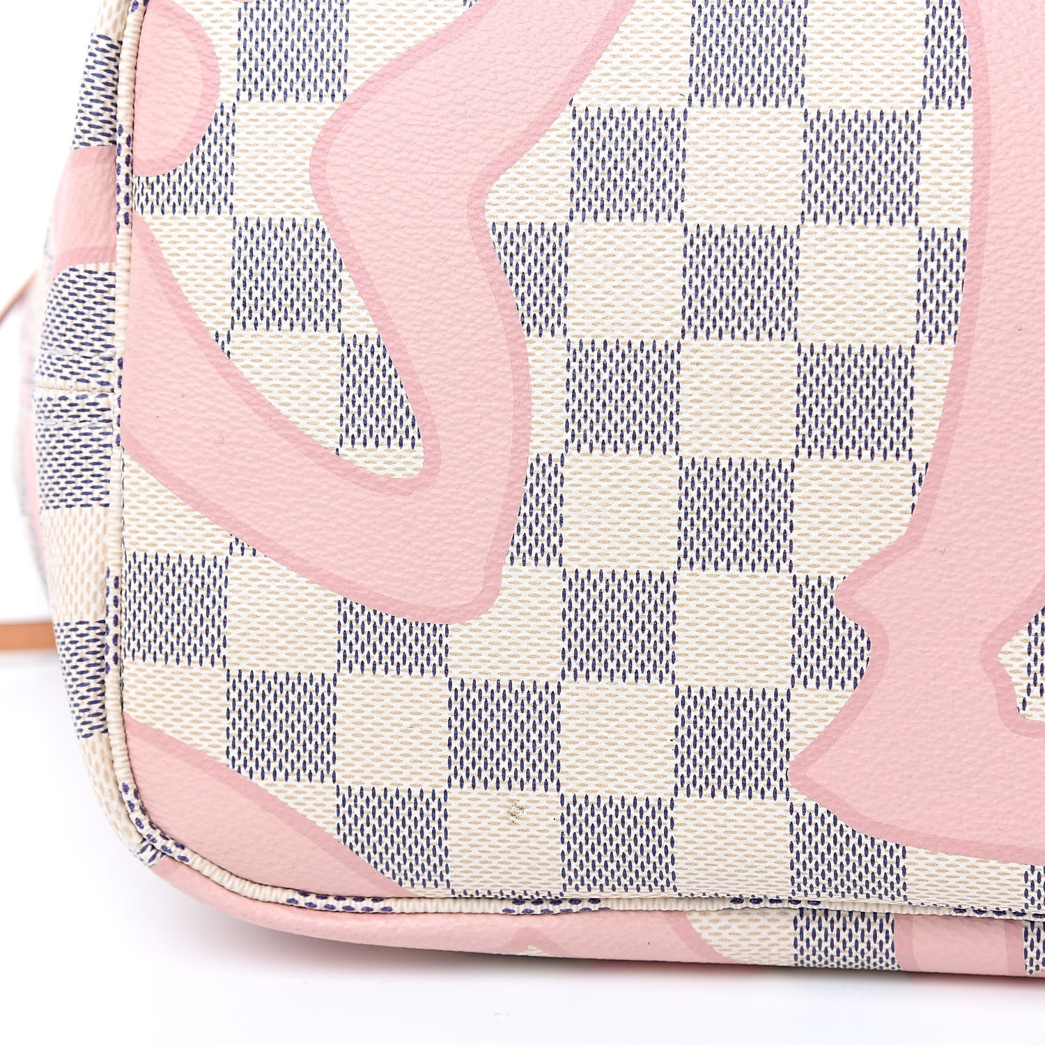 Louis Vuitton Damier Azur Tahitienne Neverfull MM 12 of 22
