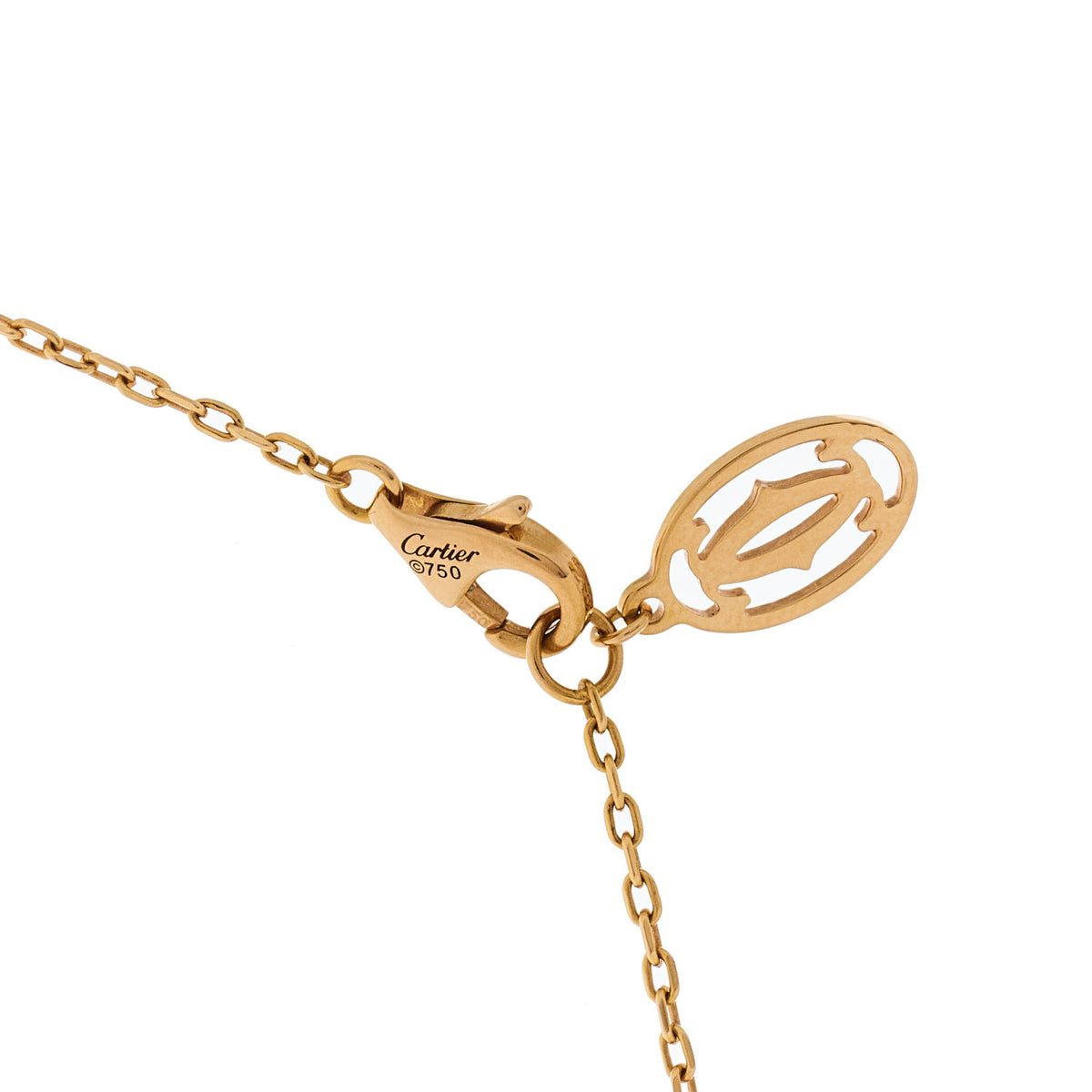 Cartier 18K Pink Gold Diamond D'Amour Heart Pendant Necklace 5 of 6
