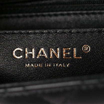 Chanel Lambskin Quilted Mini Square Flap Black 6 of 12