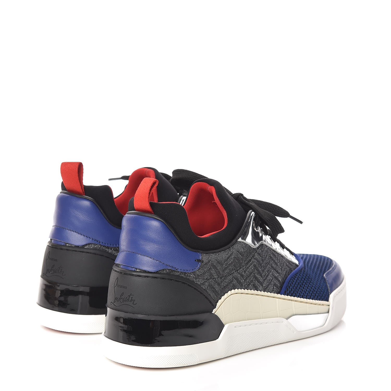 Christian Louboutin Calfskin Mesh Mens Aurelien Flat Sneakers 41 Multi 5 of 11