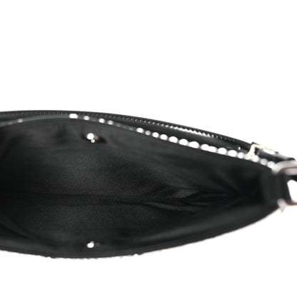 Prada Satin Crystal Cleo Adjustable Strap Shoulder Bag Metal 5 of 8
