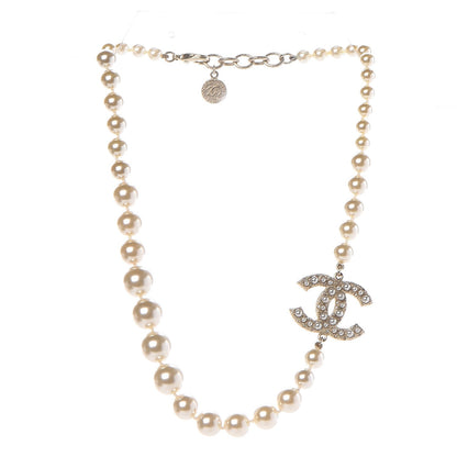 Chanel Graduated Pearl CC Short Necklace Gold 3 of 7