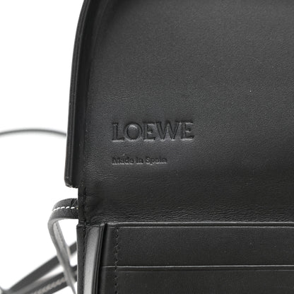 Loewe Soft Calfskin Mini Heel Pouch Black 7 of 11