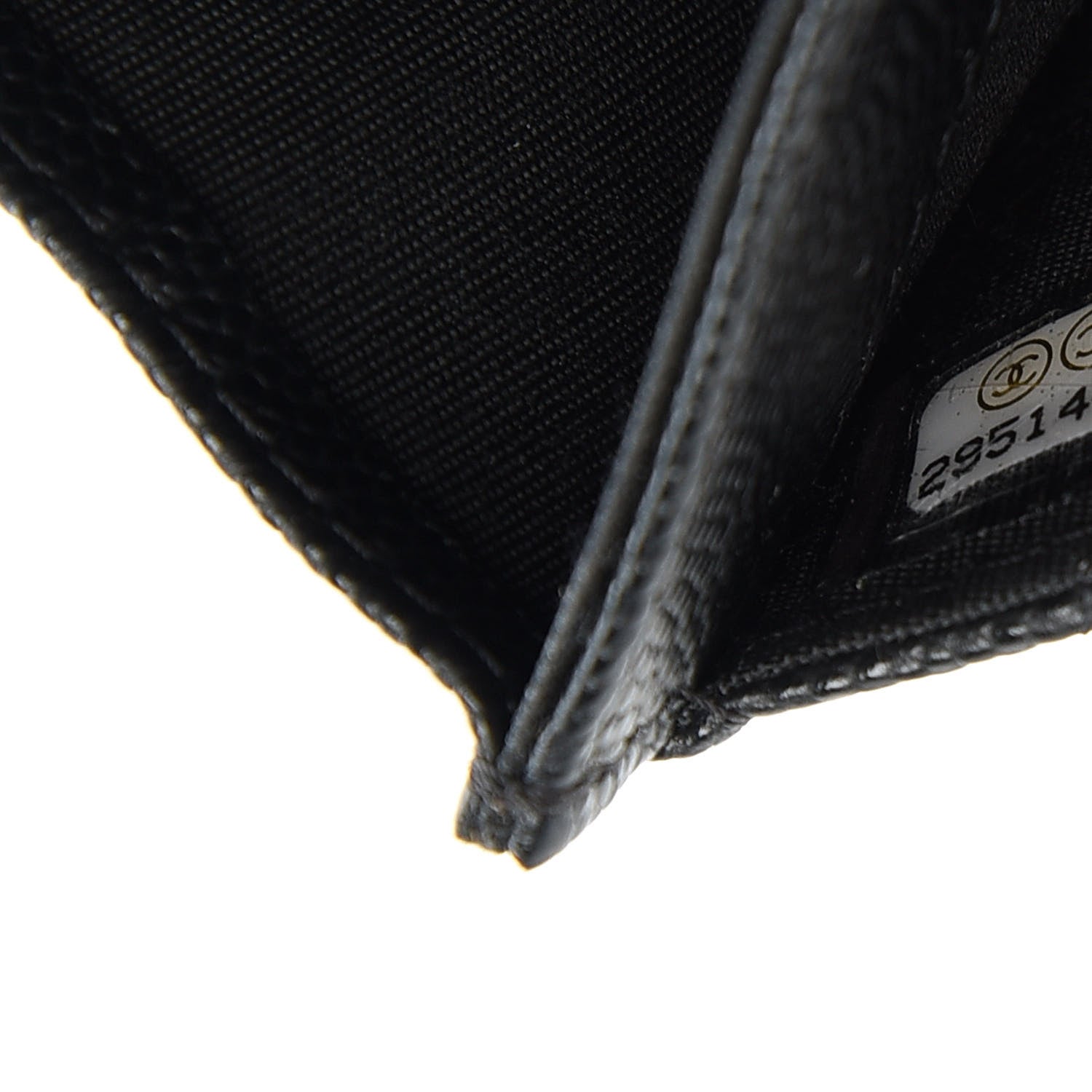 Chanel Caviar Quilted Boy Flap Card Holder Black 10 of 12