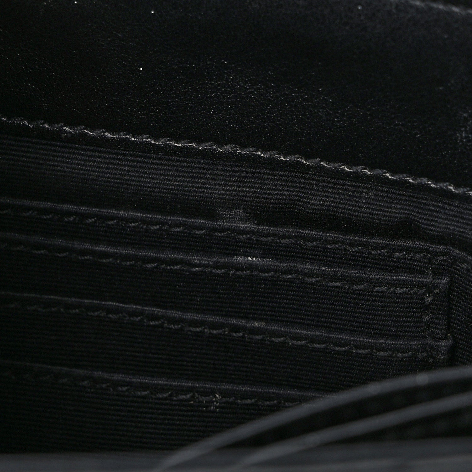 Saint Laurent Calfskin Y Quilted Monogram Monochrome Toy Loulou Crossbody Bag Black 9 of 10