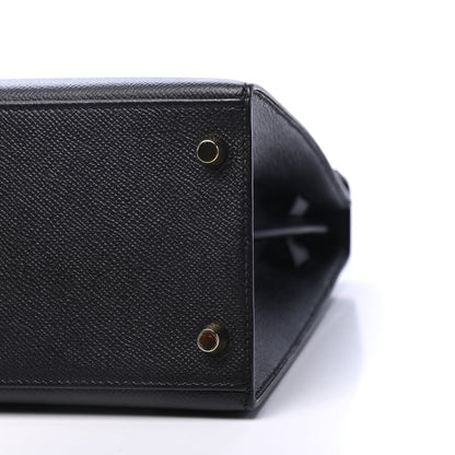 Hermes Epsom Kelly Sellier 28 Black 9 of 11