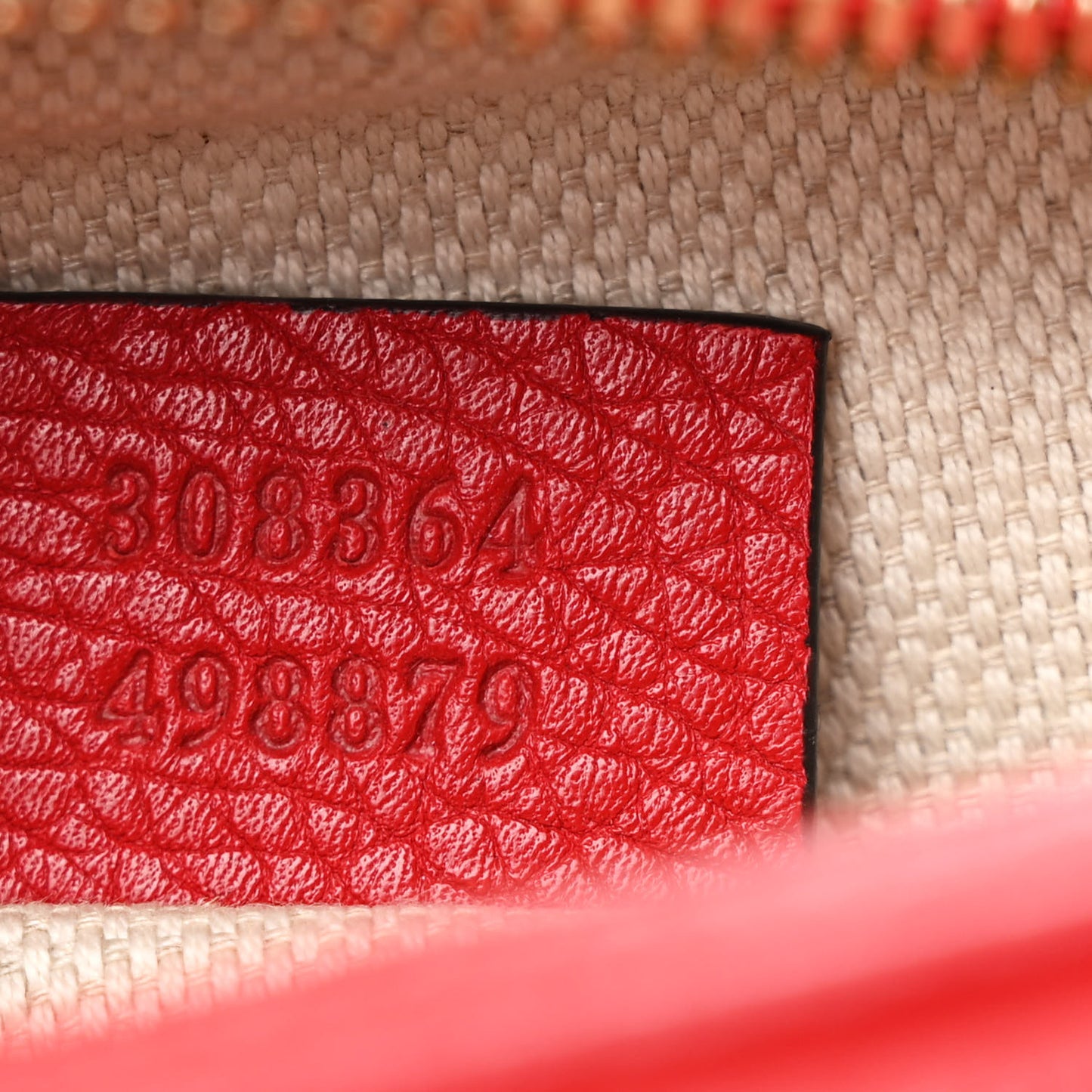 Pebbled Calfskin Small Soho Disco Bag Vibrant Red