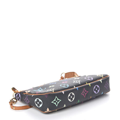 Louis Vuitton Monogram Multicolor Pochette Accessories Black 4 of 9