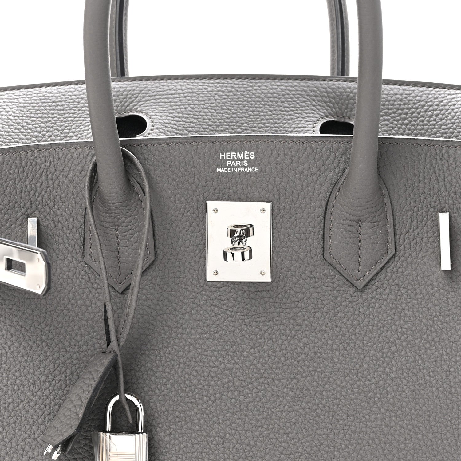 Hermes Togo BIRKIN 30 Etain 6 of 12