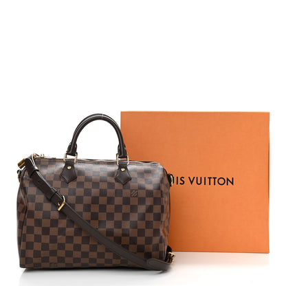 Louis Vuitton Damier Ebene Speedy Bandouliere 30 12 of 12