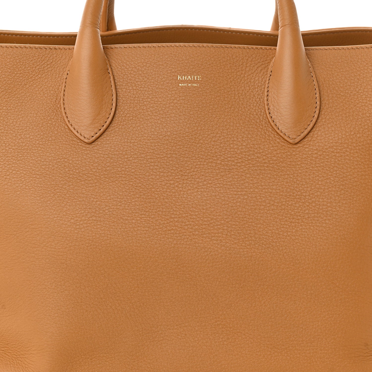 Khaite Pebbled Calfskin Medium Amelia Tote Nougat 7 of 9