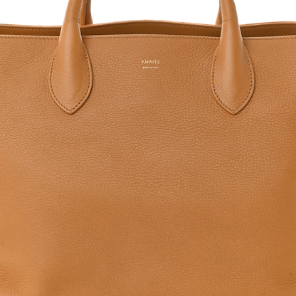 Khaite Pebbled Calfskin Medium Amelia Tote Nougat 7 of 9