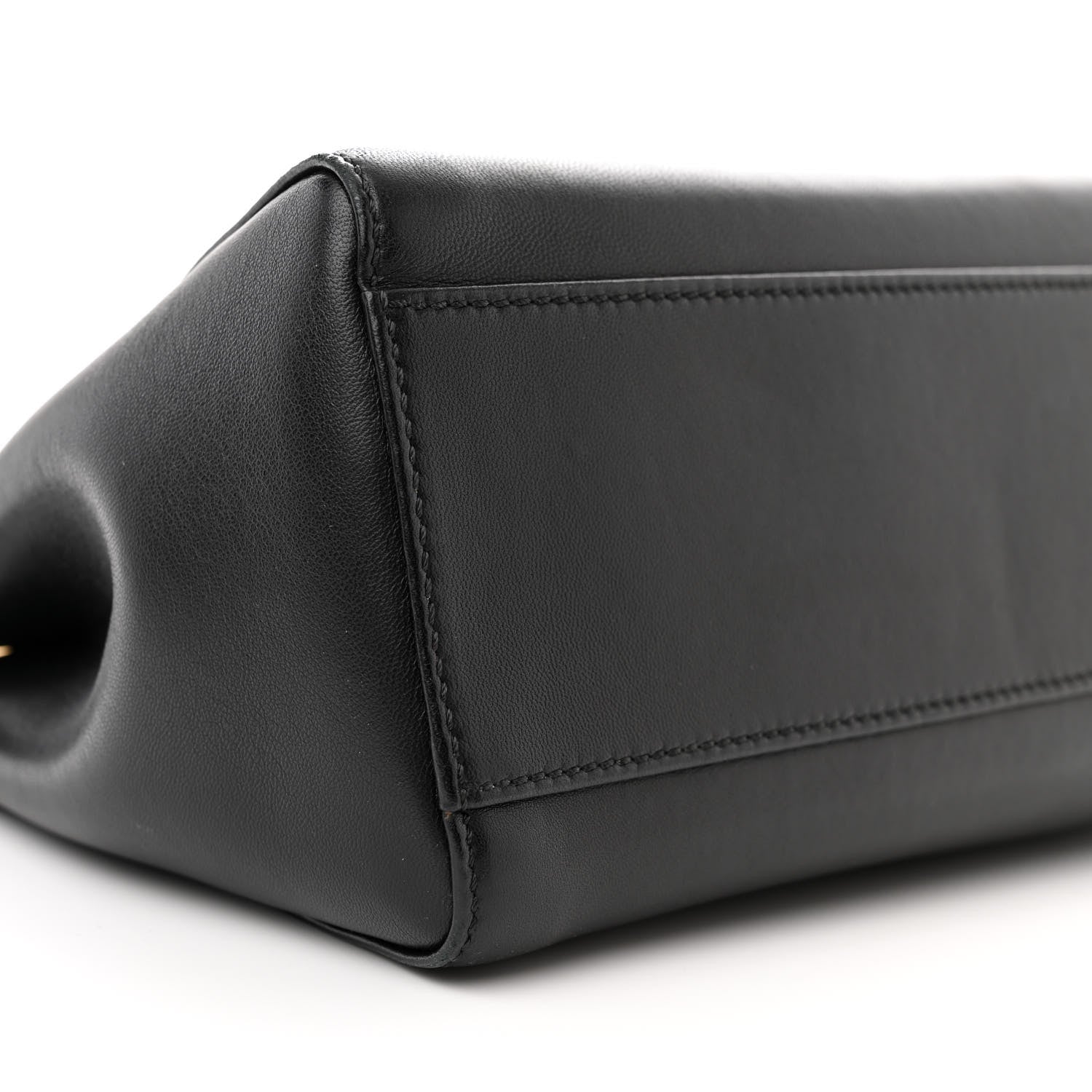 Fendi Nappa Mini Peekaboo Iconic Satchel Black 9 of 11
