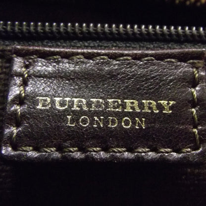 Burberry Suede Haymarket Check Shoulder Bag Orange 8 of 10