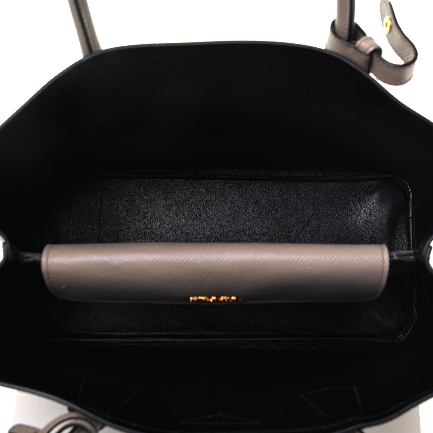 Prada Saffiano Cuir Medium Double Bag Argilla 4 of 4