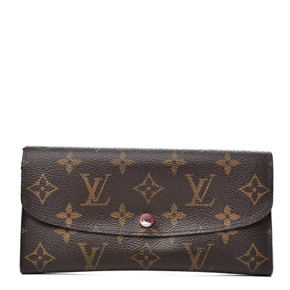 Louis Vuitton Monogram Emilie Wallet Fuchsia 1 of 16