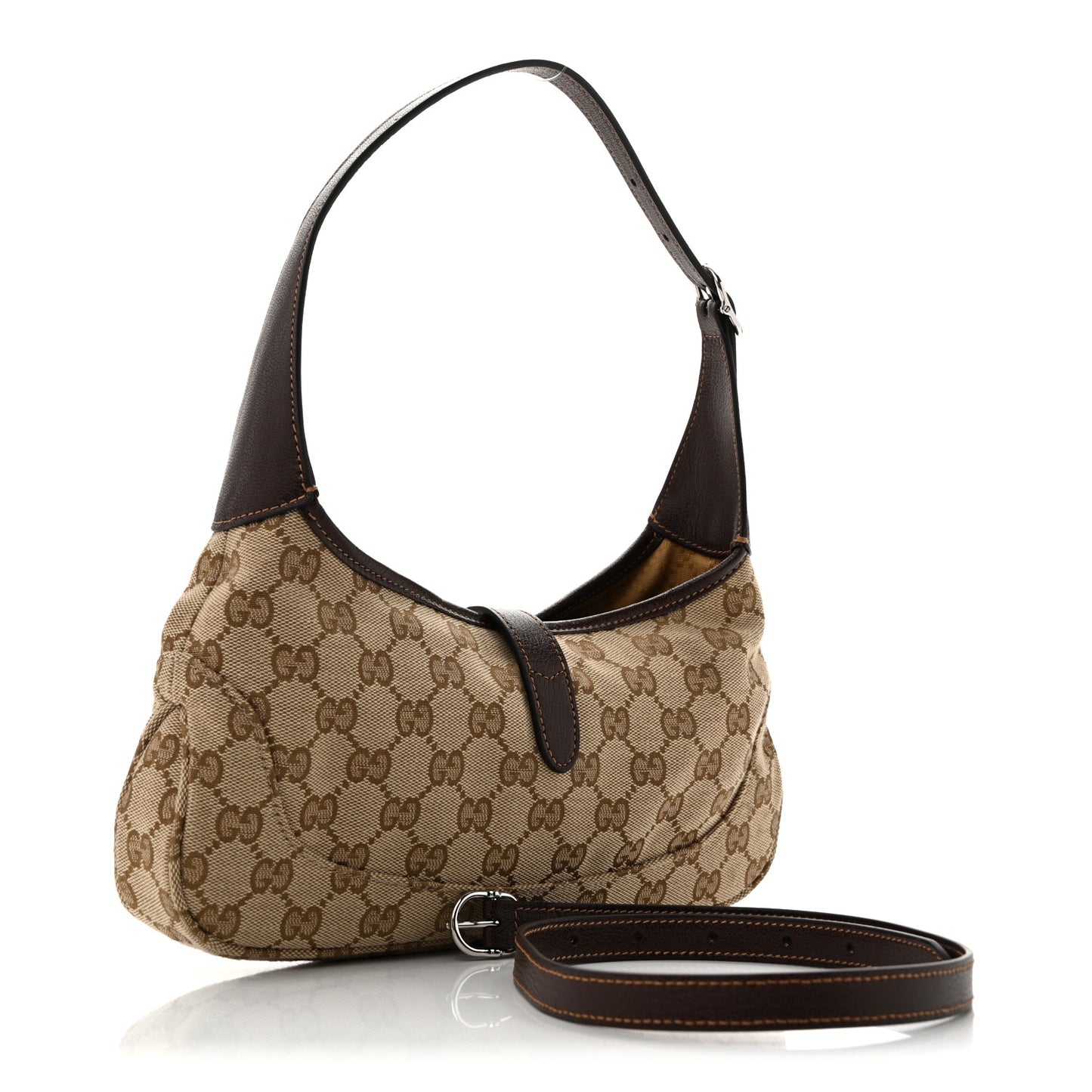 GG Supreme Medium Aperitivo Shoulder Bag Sand Dark Brown Sand Dark Brown
