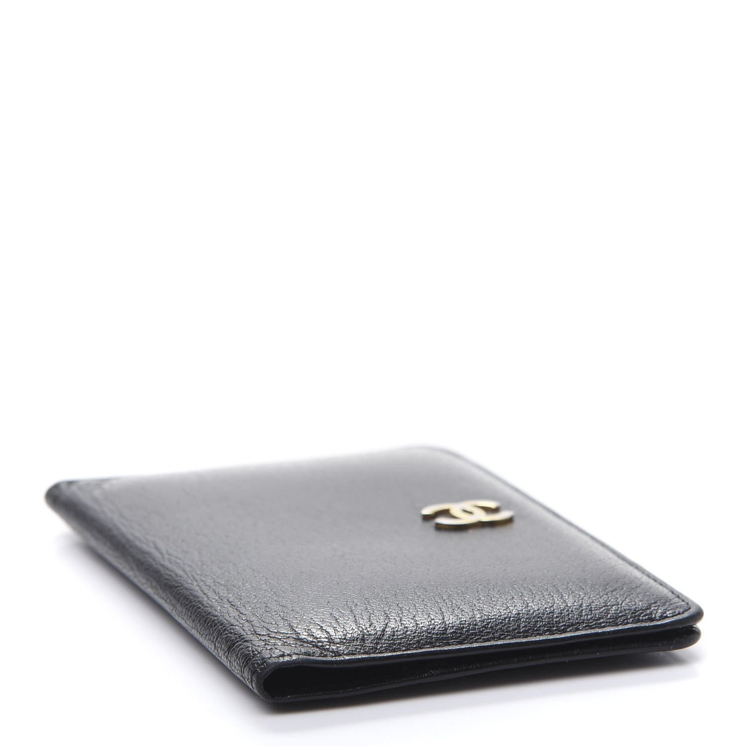 Chanel Goatskin Card Holder Wallet Black 4 of 10