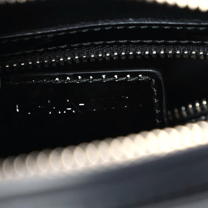 Christian Dior Smooth Calfskin Embroidered Beaded Birds Medium Lady Dior Black 6 of 11